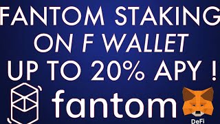 How To Stake Fantom FTM Crypto In F Wallet For Compounding Yields Complete Guide 2022 [upl. by Laenej]