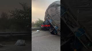 overload tractor accident ￼ Chandigarh Highway￼27sep 20240650 am  short [upl. by Ana]