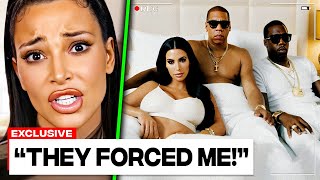 Kim Kardashian PANICS After Diddy LEAKS Their FreakOff Footage [upl. by Brigitta263]