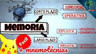 MEMORIA A CORTO PLAZO Y SUS TIPOS  FACIL CON EJEMPLOS [upl. by Anohsal207]