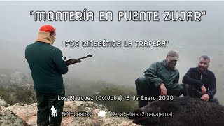 quotMONTERÍA FUENTE ZUJAR CON CINEGETICA LA TRAPERA quot Los Blázquez Córdoba 18 de Enero 2020 [upl. by Otxis]