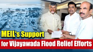 MEILs Support for Vijayawada Flood Relief Efforts [upl. by Einahpad]