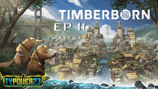 PT1 Timberborn Ep 11  Levees and Floodgates Complete [upl. by Netnerb197]