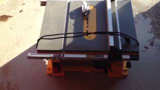 DeWalt Table Saw Review DW 744JUNK [upl. by Duong698]