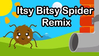 ITSY BITSY SPIDER REMIX  Dance amp Action Kids Song  Nursery Rhymes🕷️🌧️ [upl. by Graves472]