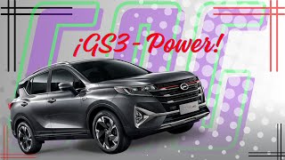 La GS3 Power de GAC Dejando sentir su fuerte alianza japonesa GAC GS3 SUV Aisin Toyota [upl. by Ennayehc]