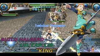 Toram Online  Build Halberd SpeedAmprProtection Lvl Cap 170 King [upl. by Rory]