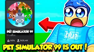 PET SIMULATOR 99 IS OUT AND ITS THE BEST GAME EVER [upl. by Alhsa368]