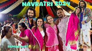 Devoleena tried Jamun shots for first time 😍Navratri 2024  Bhavini love festival minivlog food [upl. by Larrad235]