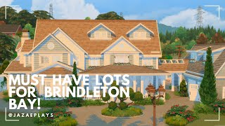 Must Have Lots For Brindleton Bay  The Sims 4 [upl. by Atteuqaj]