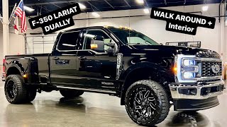 2023 F350 LARIAT DUALLY ✅ SHADOW BLACK PAINT AFTER MARKET WHEELS [upl. by Paulo46]