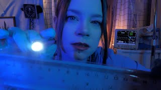 ASMR Hospital Night Nurse Full Body Exam  Measuring You amp Ultrasound  No Beeping [upl. by Vasyuta]