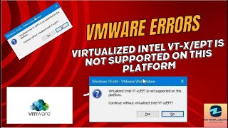 Virtualized Intel VTxEPT is Not Supported on This Platform  Solved [upl. by Clementi576]