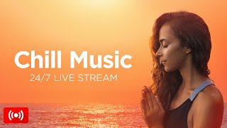 Chill Music 247 Live Stream • Relaxing Deep House Chill Out Music Mix by We Are Diamond [upl. by Mikihisa]