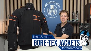 The 5 BEST waterproof GORETEX motorcycle jackets of 2024  FortaMotocom [upl. by Warila]