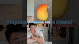 I made the Tiktok viral mango ice cream 🥭 [upl. by Palua461]