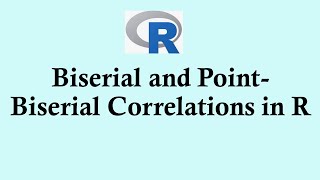 Statistics using R programming  Biserial and Pointbiserial correlation using R [upl. by Vernice885]