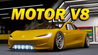 SUSTITUYO el MOTOR de mi TESLA ROADSTER por un V8 Gta Rp [upl. by Anivle]