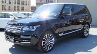 2014 Range Rover Supercharged Autobiography Start Up Exhaust and In Depth Review [upl. by Dyna331]