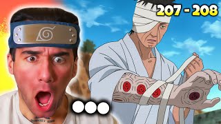 DANZOS ARM  Naruto Shippuden Reaction Ep 207 208 [upl. by Houser650]