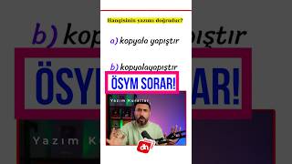 1 NETLİK YAZIM KURALI 2025 ÖSYM SORAR [upl. by Ynaffik]