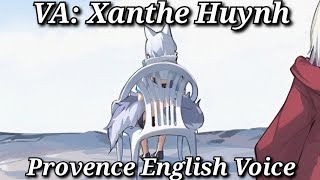 Provence English Voice ALL Voicelines E2  Max Trust  Arknights [upl. by Nawrocki232]