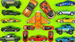 New Car Toys Collection Diecast Cars Model Cars Latest Car Toys Box [upl. by Slein]