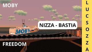 MOBY FREEDOM sulla NIZZA  BASTIA  VSNG  Lucsozza [upl. by Eliath147]