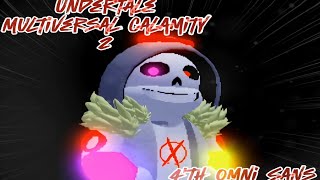 4th omni sans showcase  other sanss Undertale multiversal calamity 2 [upl. by Salahcin]