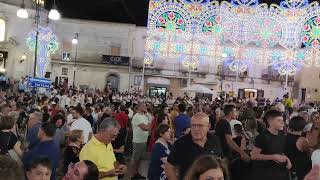 Festa di San Rocco 2023  Montescaglioso  accensione delle luminarie e prima processione a spalla [upl. by Midan993]