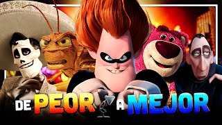 Los 35 VILLANOS de PIXAR De PEOR a MEJOR  ControlZ [upl. by Anytsirk]