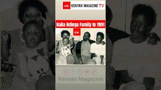 Raila Odinga his wife Idah and kids back in the year 1991 [upl. by Ylliw]