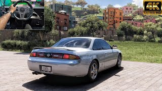 Nissan Silvia 240sx  Forza Horizon 5  PXN V9 Steering Wheel Gameplay [upl. by Noret]