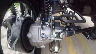 New Ural Sidecar Motorcycle 2WD Camera Angle with HealToe Shifting [upl. by Ainatit]