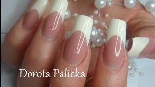 French by Dorota Palicka with Nail Perfect Brush on french gel [upl. by Rabka]