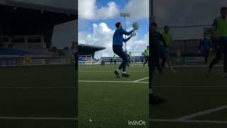 this is Coleraine fc training today at Showgrounds [upl. by Neelhtakyram]