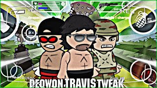 Mini Militia Owning Noobs  3v3 ft Tweak Deqwon Spear Speed Richi MUST WATCH [upl. by Letnohs]