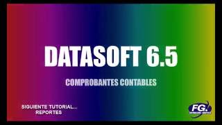 DATASOFT 65  COMPROBANTES [upl. by Adyam]