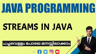 Streams in javaJava ProgrammingMalayalam Tutorial [upl. by Basile209]