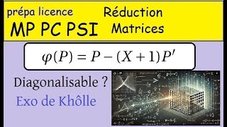 Réduction des endomorphismes M trMIn  Valeurs propres et trace [upl. by Jaycee]