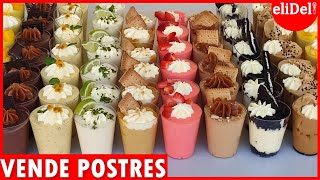 10 POSTRES Con 3 Ingredientes Sin HORNO para VENDER postres Muy RENTABLES [upl. by Aliakim]