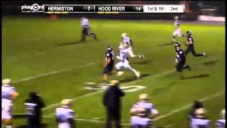 Hood River Valley RB 24 Forrest Broddie 54 Yard TD Run [upl. by Ewald]