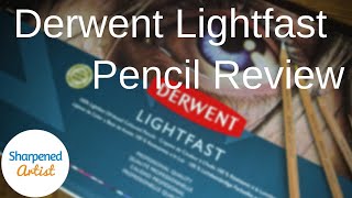 Derwent Lightfast Pencil Review [upl. by Melonie578]