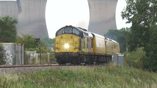 37175 37254 Willington 1Q42 Derby RTC Derby RTC via the North West 27th August 2024 [upl. by Kelwen]