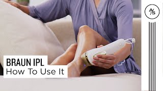 Braun IPL Silkexpert Pro 5  How To Use It  The Art of Shaving [upl. by Ylatfen]