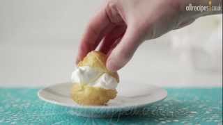 How to make profiteroles  Allrecipescouk [upl. by Nosiddam]