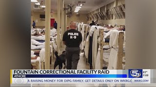 More than 600 weapons confiscated in sweep of Fountain Correctional facility near Atmore [upl. by Lunna549]