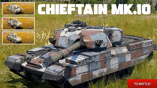 New Chieftain Mk10 Olifant Mk2 ZT3A2 ZA35 in War Thunder Mobile [upl. by Ikoek]