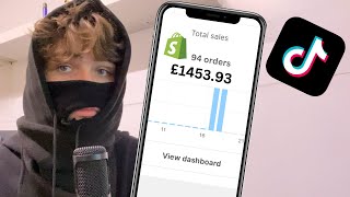 I Tried To Make Money With TikTok Dropshipping beginner [upl. by Aenehs]