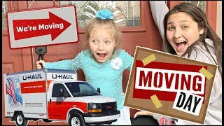 MOVING day VLOG GHOSTS and SWEAT The TOYTASTIC Sisters FUNNY SKIT from KAIA FUNNY KIDS [upl. by Lebiram]